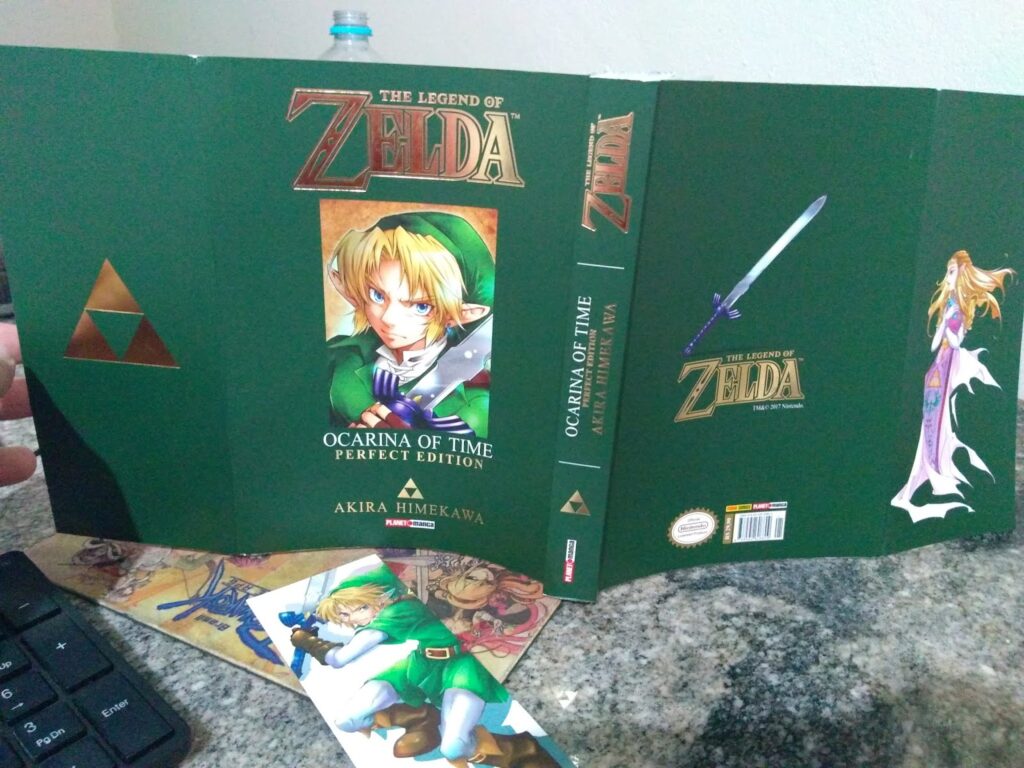 THE LEGEND OF ZELDA OCARINA OF TIME PERFECT EDITION MANGÁ PT BR