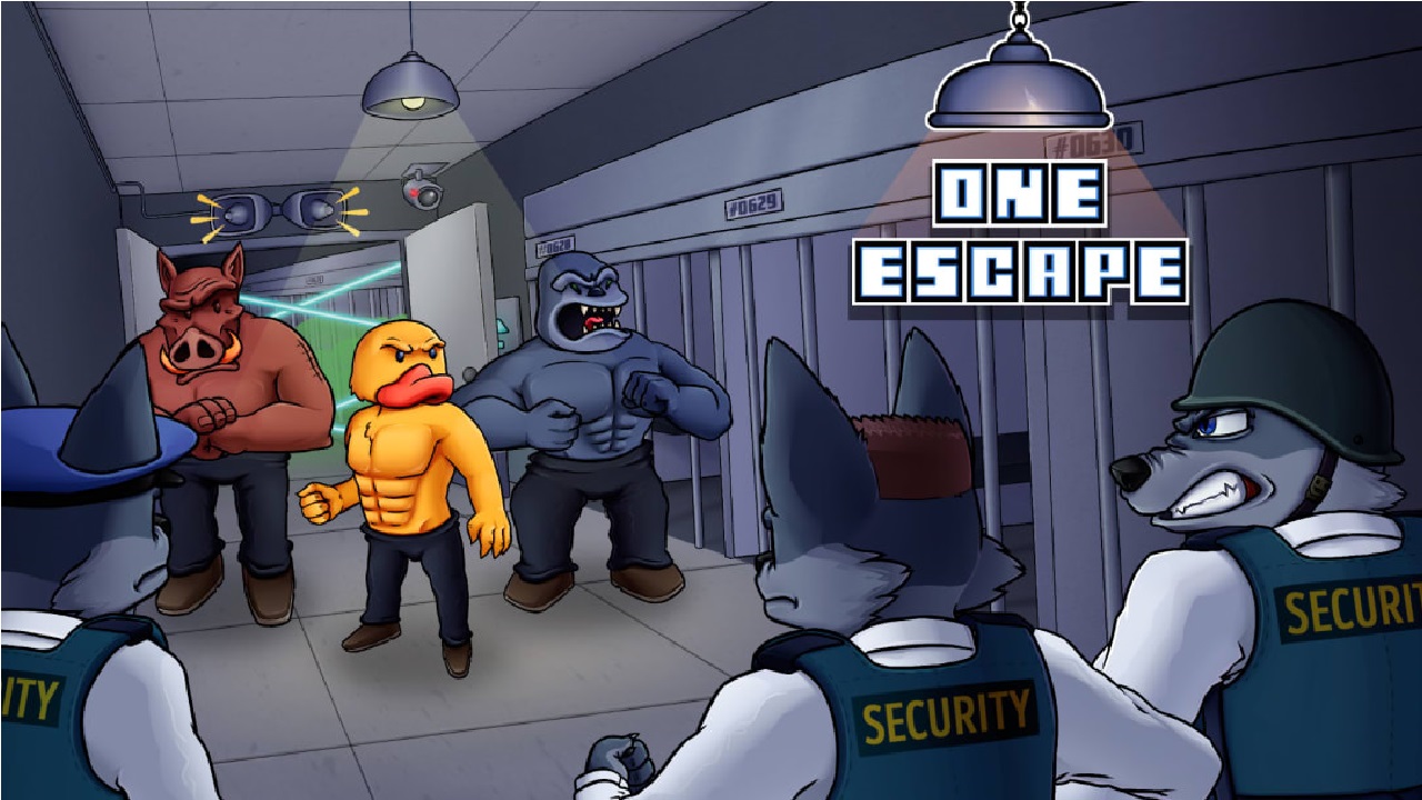 One Escape | Então, um Gorila, um pato e um javali entraram num banco…