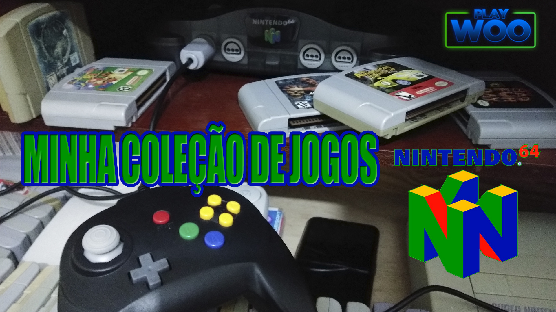 Minha Coleção de Jogos do Nintendo 64