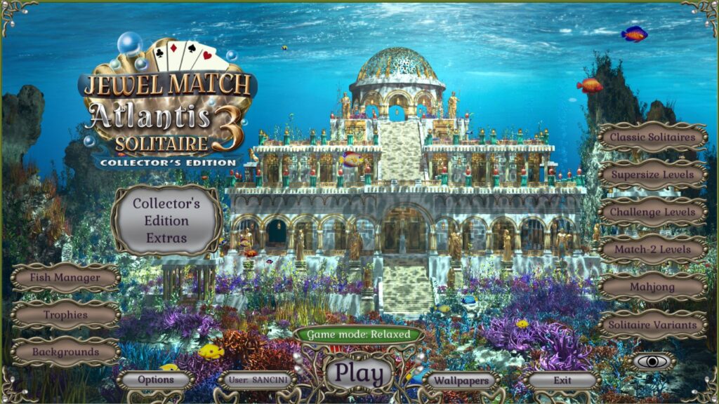 Jewel Match Atlantis Solitaire 3