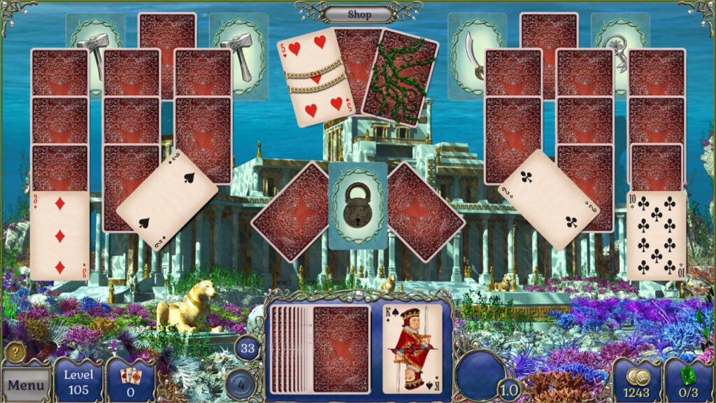 Jewel Match Atlantis Solitaire 3