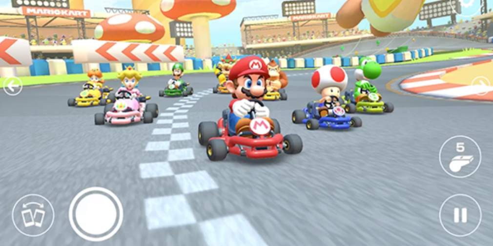 Mario Kart Tour finalmente ganha suporte para orientação