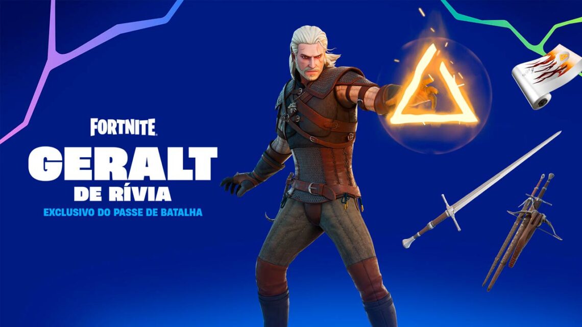 Geralt de Rívia já está disponível em Fortnite