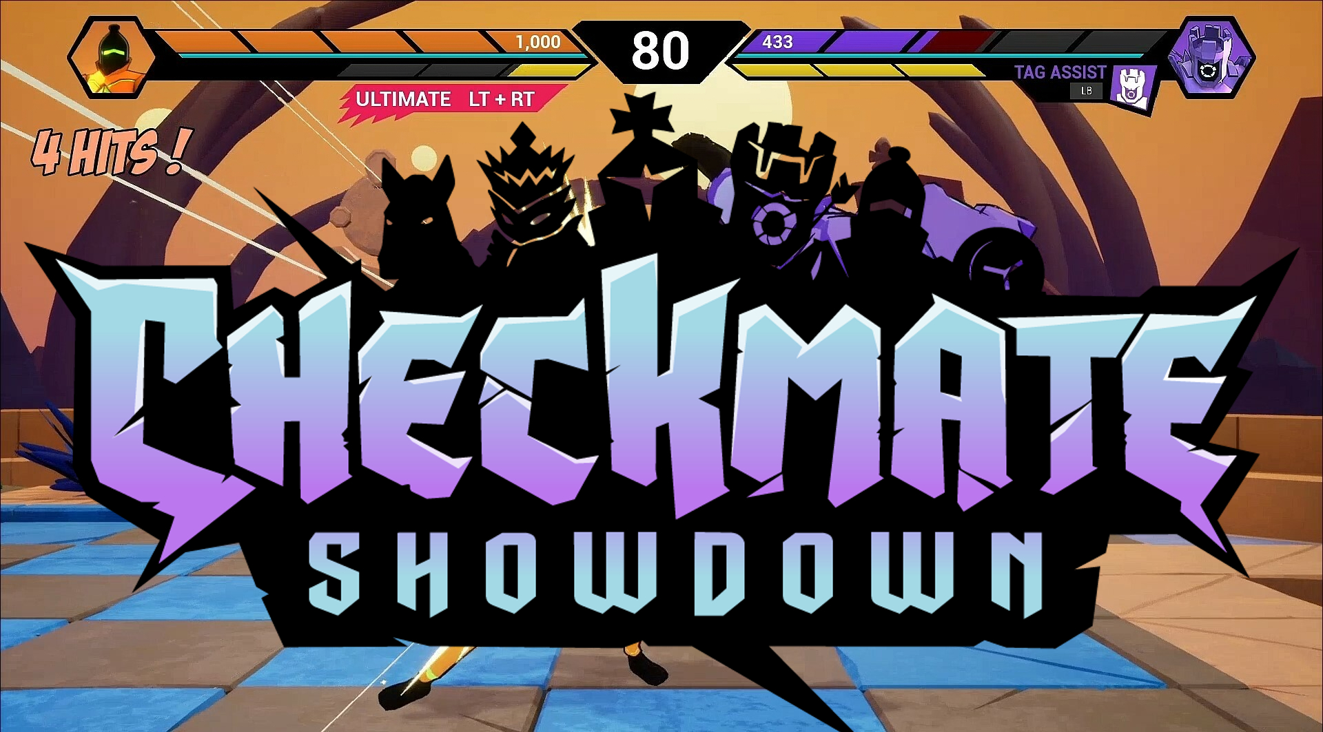 Xadrez encontra Jogos de Luta em Checkmate Showdown